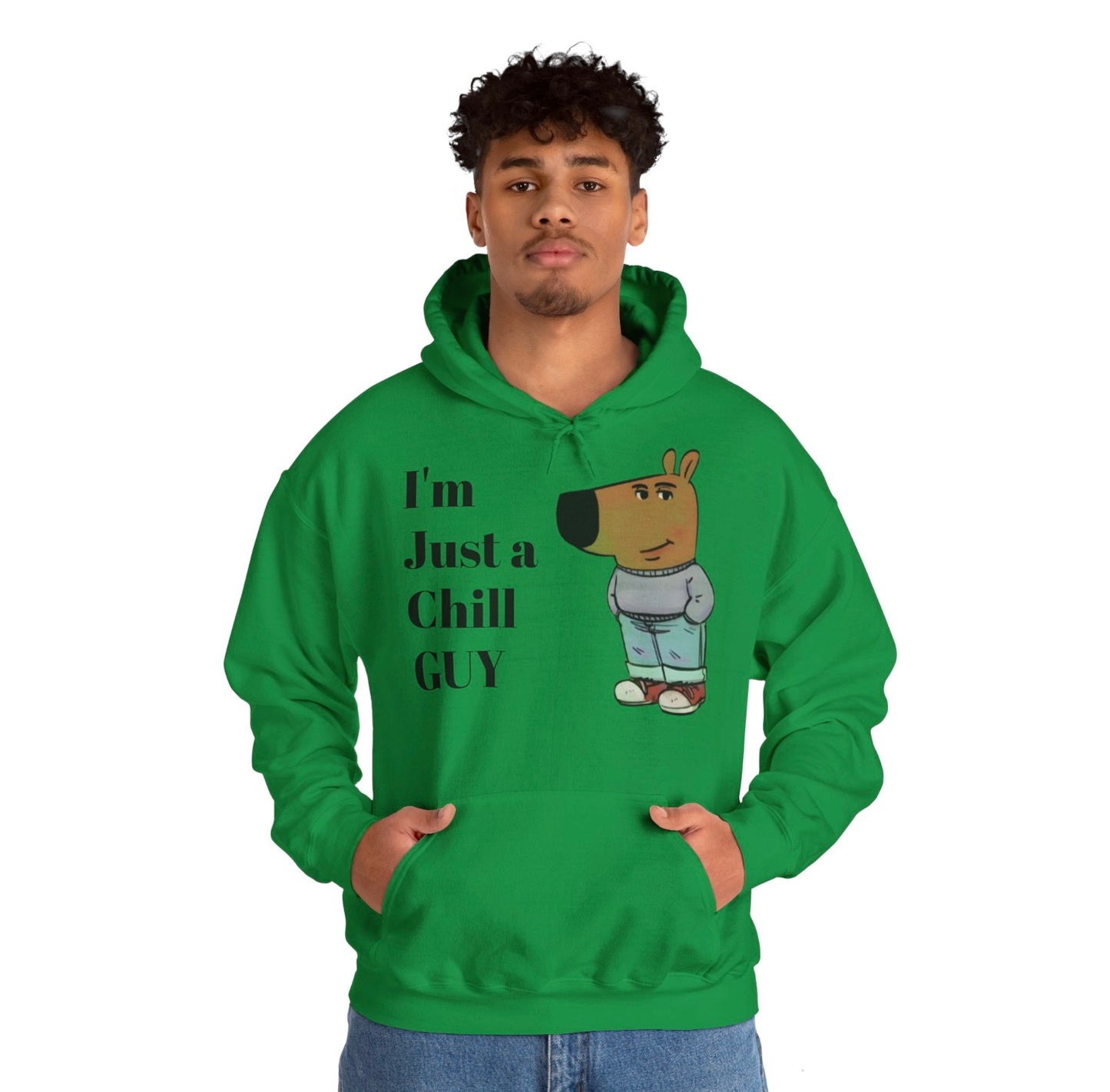 Just a chill guy hoodie